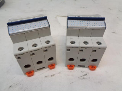 PAIR GEWISS GW92070 MINI CIRCUIT BREAKER MT 60 3P CHARACTERISTIC C 32A 3 MOD R4