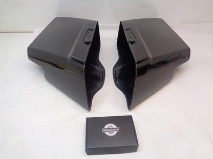 ADVANBLACK 4.5" STRETCHED SINGLE CUTOUT SADDLEBAG 2014+ HARLEY TOURING SB14  SR
