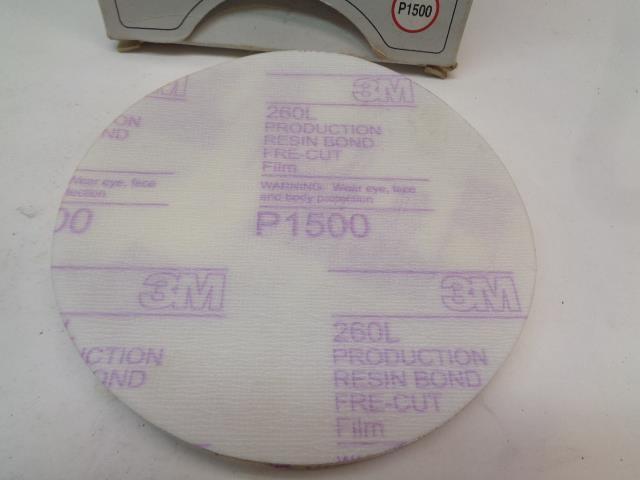 3M HOOKIT 24-PACK FINISHING FILM ABRASIVE DISC 260L 00850 R7TA