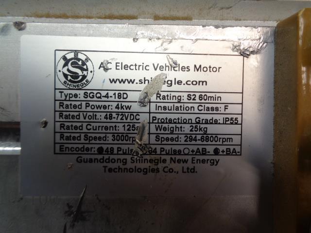 NEW SHINEGLE 4KW 48-72VDC 125AMP 3000RPM AC ELECTRIC VEHICLE MOTOR SGQ-4-18D R35