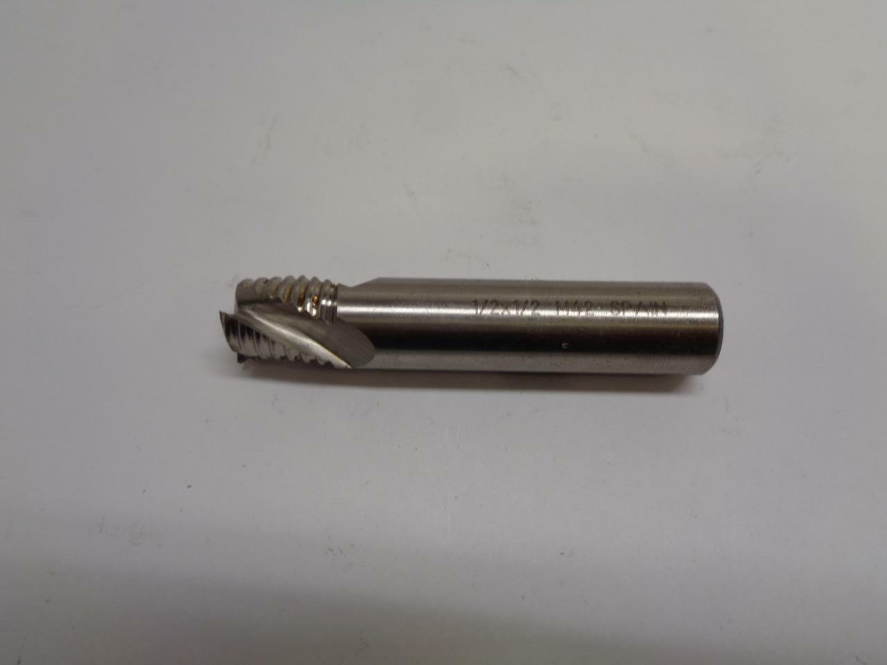 NEW 1/2" M42 COBALT 3 FLUTE CENTER CUT FINE PITCH ROUGHING END MILL EMCBS