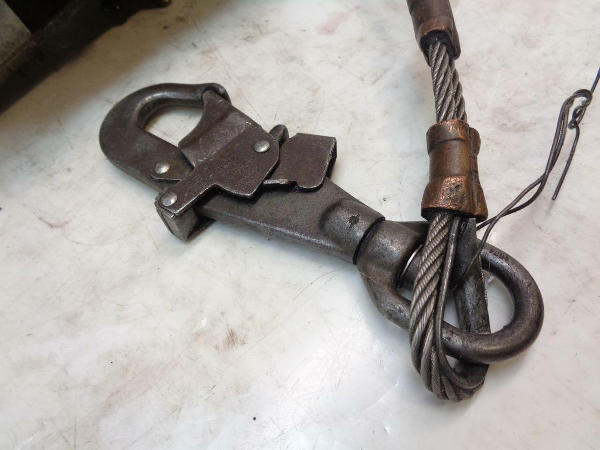 USED SALALIFT WINCH L1850-120S-1 STEEL WIRE 140FT S50lbs CAPACITY H1