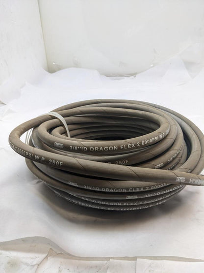 WATER DRAGON 3/8'-GRAY DRAGON FLEX 2-6000 PSI-250  WIRE HOSE NEW B2