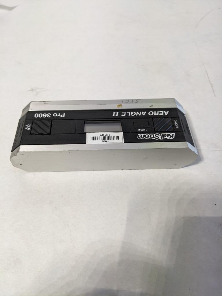 KELL-STROM AERO ANGLE II PRO 3600 DIGITAL PROTRACTOR CALIBRATED AUG 23 R17