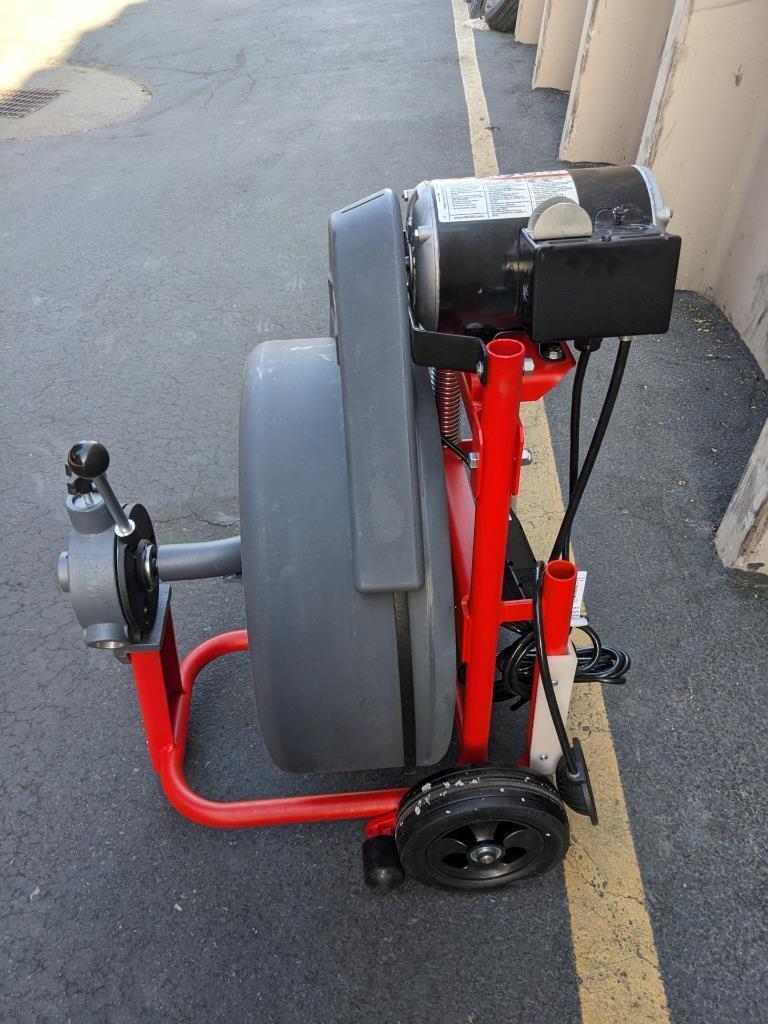 RIDGID K-750 DRUM DRAIN CLEANING MACHINE KIT 115V 200FT 200RPM 3/4"X100' NEW B2