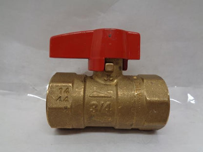 NEW BRS GAS BALL VALVE 3/4" 450 CWP S195 5G R22T9
