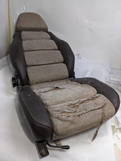 PORSCHE 1981 998 BROWN RECLINING MANUAL SEAT FOR PORSCHE (RIGHT) USED B2