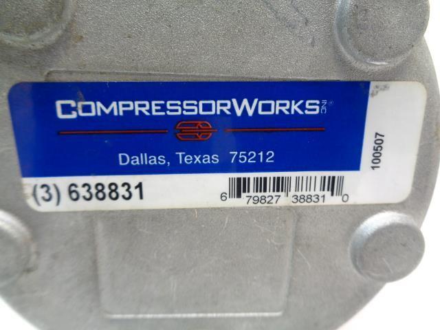 NEW COMPRESSOR WORKS 638831 AC COMPRESSOR FOR ACURA INTEGRA 94-01 R3T1