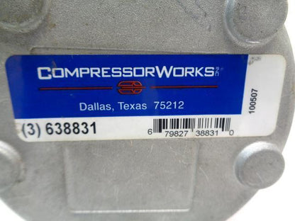 NEW COMPRESSOR WORKS 638831 AC COMPRESSOR FOR ACURA INTEGRA 94-01 R3T1