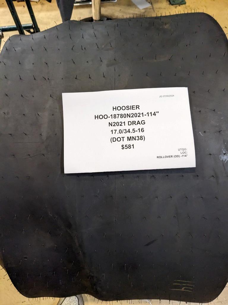 HOOSIER N2021 DRAG 17.0 34.5 16 DRAG SLICK RACING TIRE 18780N2021-114" CQ3