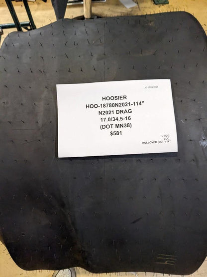 HOOSIER N2021 DRAG 17.0 34.5 16 DRAG SLICK RACING TIRE 18780N2021-114" CQ3