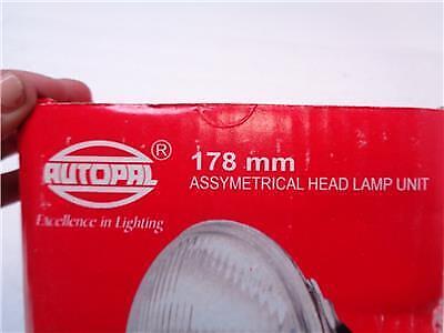 AUTOPAL 178MM HALOGEN ASSYMETRICAL HEAD LAMP HL-101-AS HL-102-H4 NEW SR