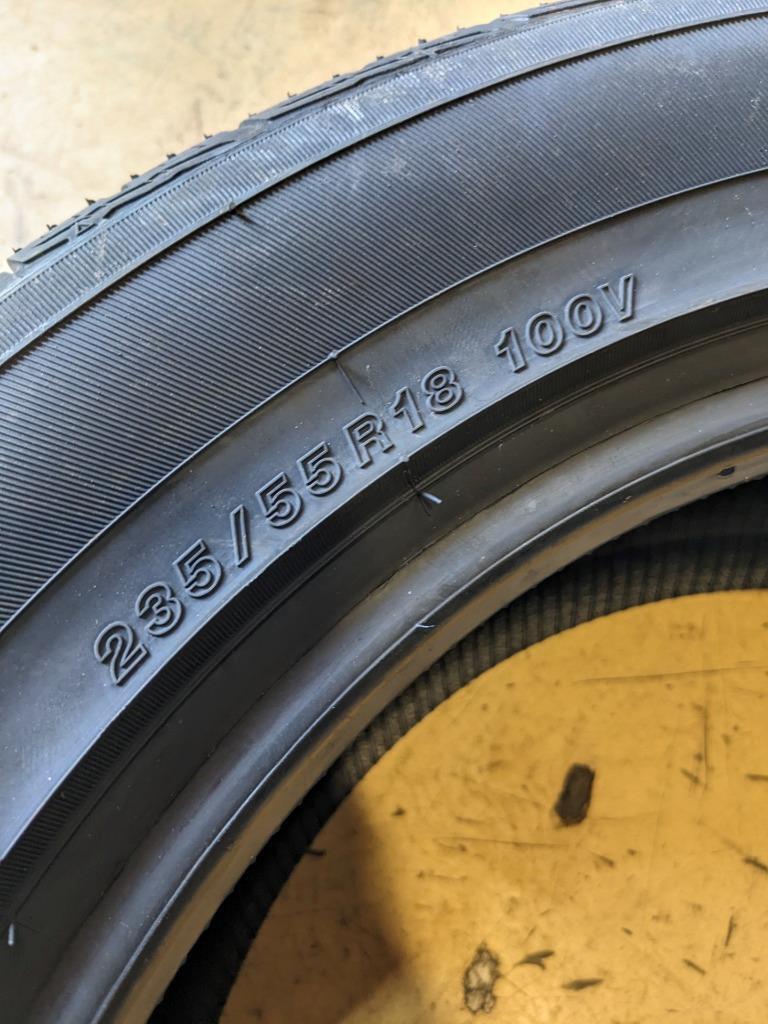 YOKOHAMA YK-CTX P 235 55 18 100V SL TIRE 110105907 CQ2