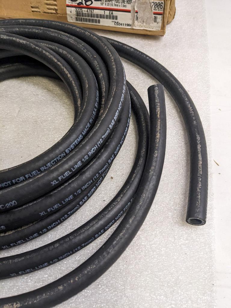 GATES 27006 FUEL HOSE 25' LONG 1/2" ID NITRILE NEW R15