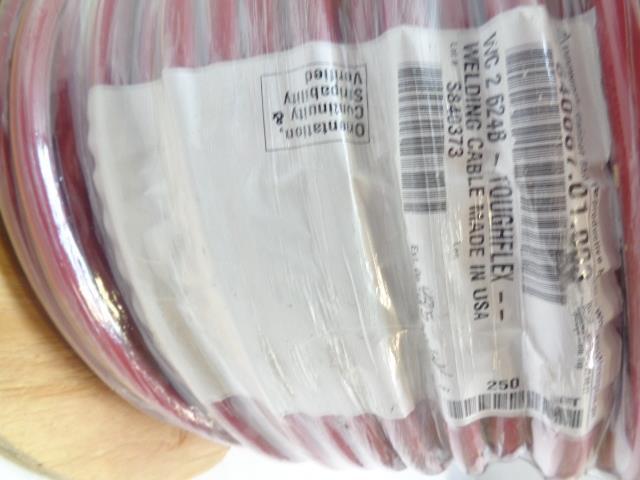 KALAS TOUGHFLEX EPDM WELDING CABLE 640067.01.003 2 GAUGE 250 FT NEW R12