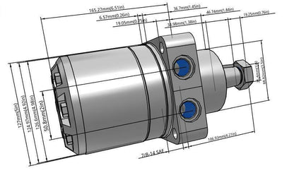 Parker TG Series Hydraulic Motor TG0280LS080AAAA NEW BSRG1