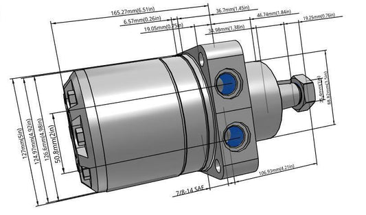 Parker TG Series Hydraulic Motor TG0280LS080AAAA NEW BSRG1