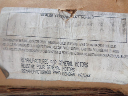 REMAN 05-09 GM VEHICLES POWER STEERING RACK & PINION 19167394 R9