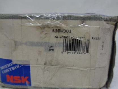 1 NEW NSK WHEEL BEARING 43BWD03 R15T1