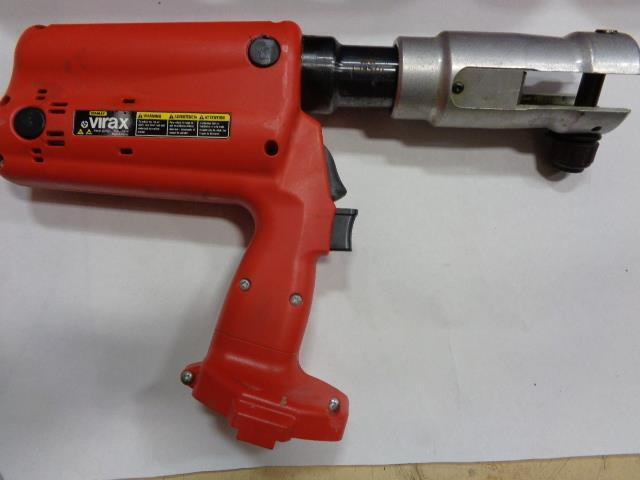 USED STANLEY VIRAX P20+ CRIMPING TOOL 253022 2 BATTERIES AND CHARGER R2