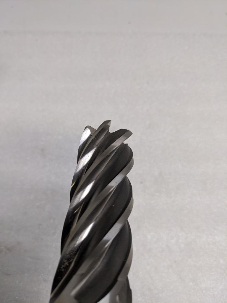 BRUBAKER TOOL 550154 RH END MILL M42 6-FLUTE 1-1/4" DIA. NEW R22T5
