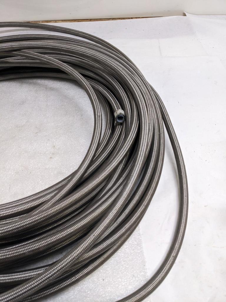 WEATHERHEAD S-10TW TEFLON SS HYDRAULIC HOSE 187' OAL 1/2" ID 5/8" OD NEW R5