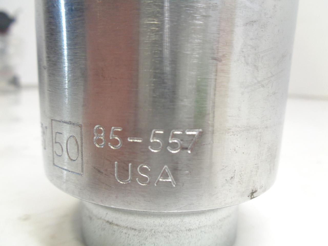 NEW STANLEY 2" (50mm) 12-POINT SOCKET CHROME 85-557 R22