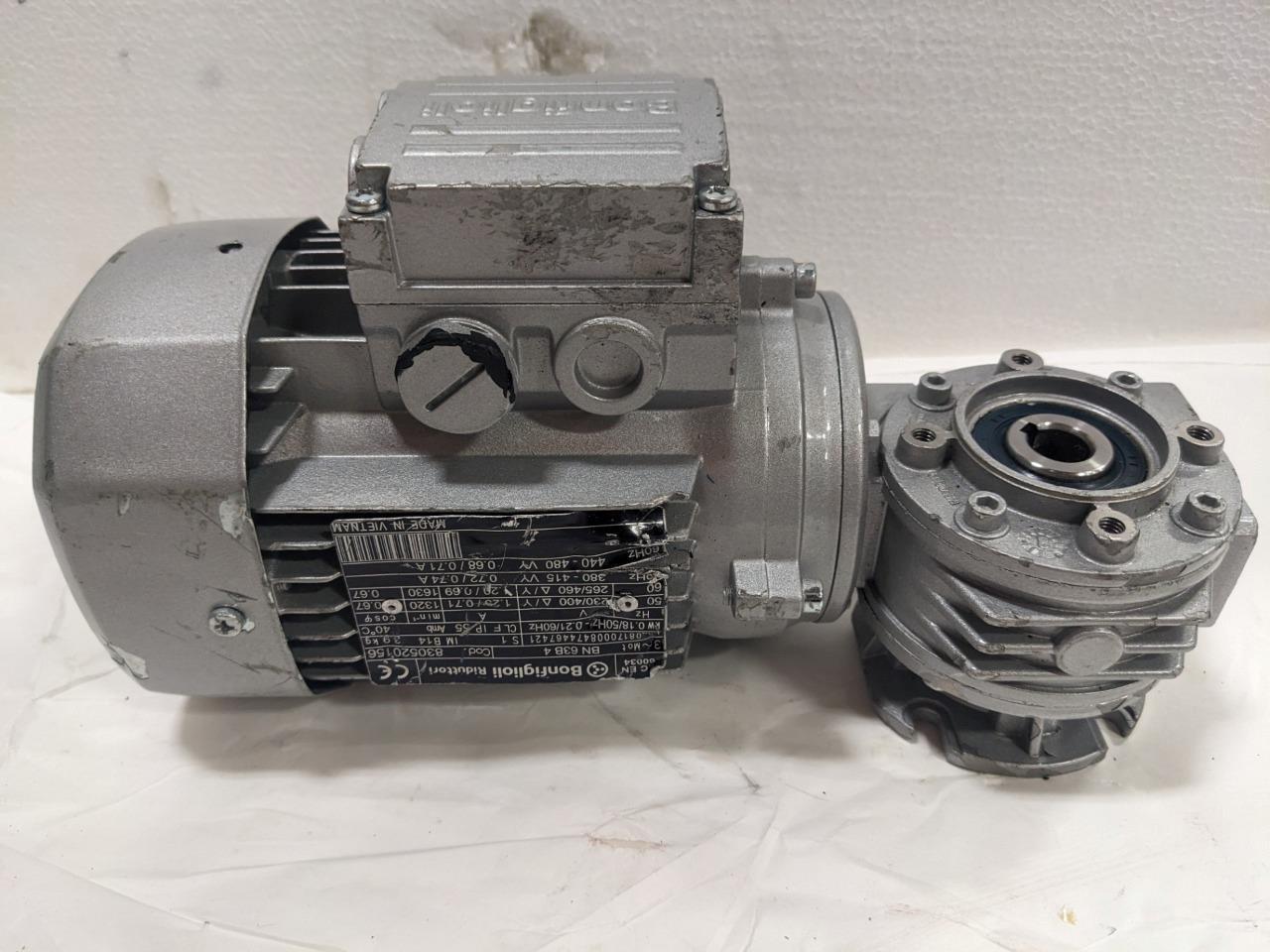 Bonfiglioli P63B14 B3 OIL TYPE JD00012562 with Motor 830520156 NEW BSIG1