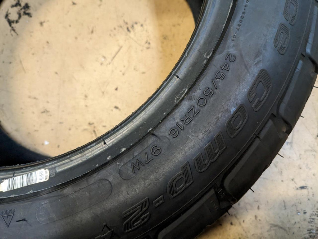 BFGOODRICH G FORCE SPORT COMP 2 A/S PLUS P 245 50 16 97W SL TIRE 35032 CQ3