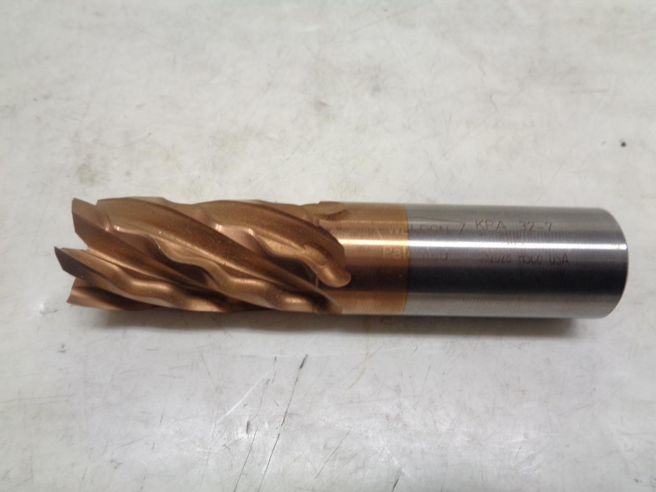 NEW WELDON 1"x2" CARBIDE END MILL KPAZ32-7 532028 6 FLUTE R22T6BM2