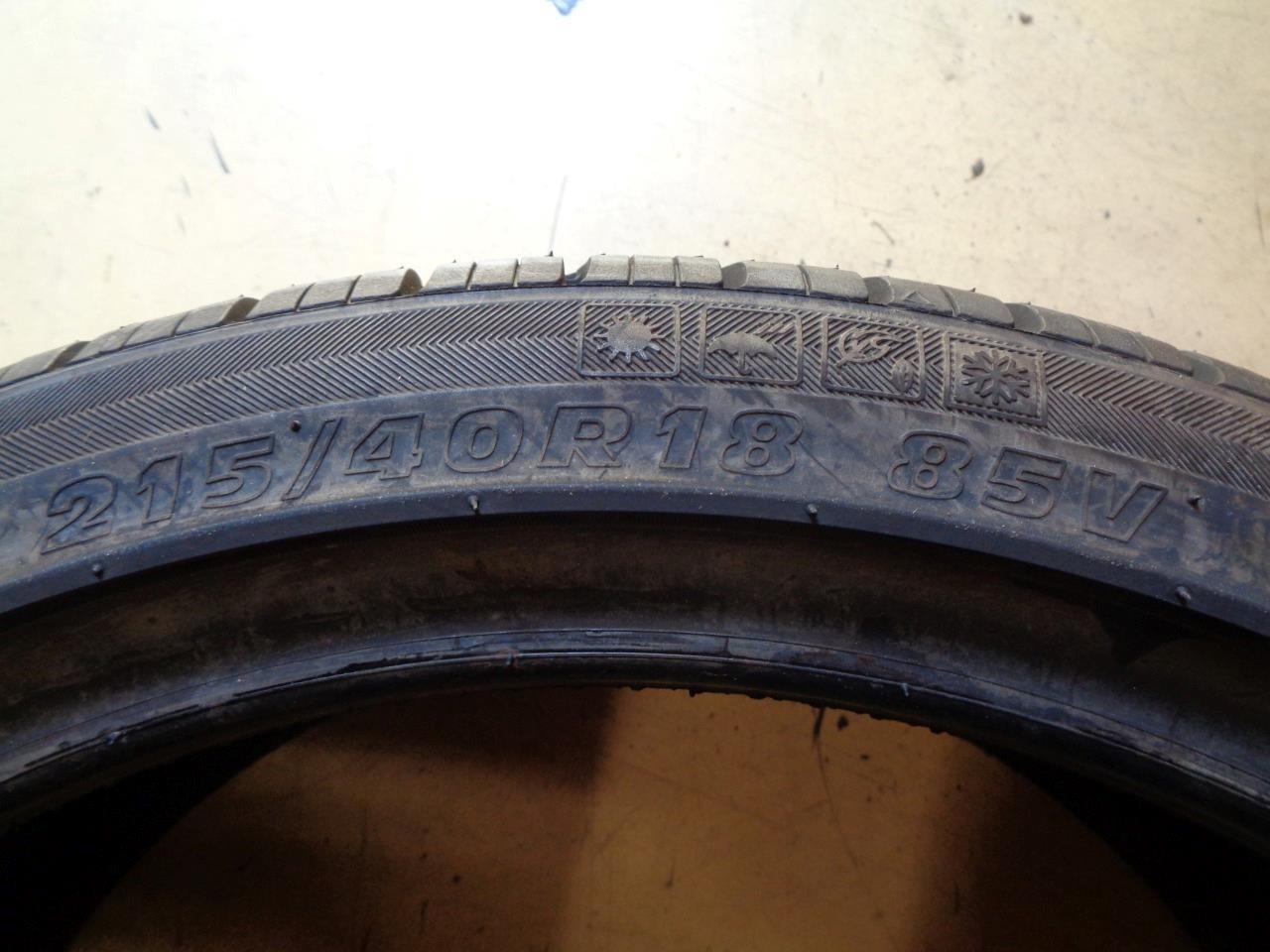 KUMHO SOLUS KH25 215 40 18 85V SL ALL SEASON TIRE 2141133 BQ3