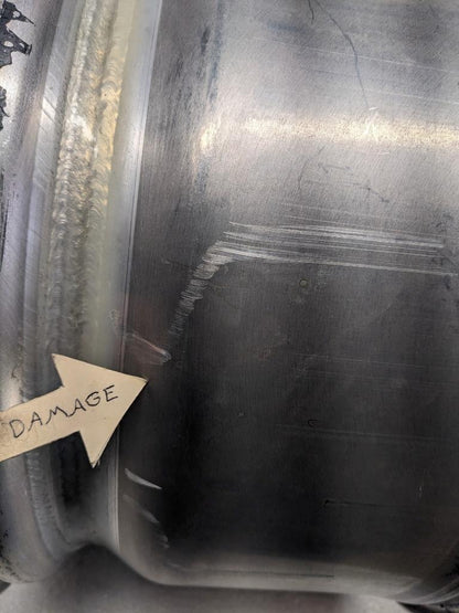 1 WELD RACING 76HB7100W67A WHEEL RT-S S76 FORGED ALUMINUM BLACK 17X10 USED B2