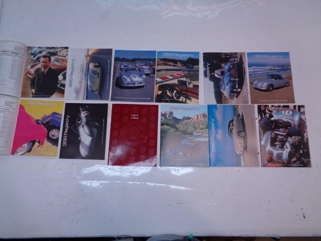 PORSCHE 356 REGISTRY VOL.6 AUG/SEPT '80 - VOL.35 MAY/JUNE '10 (FEW MISSING) R31