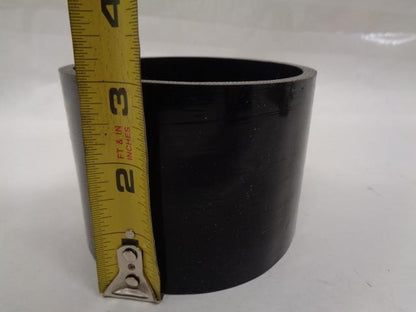 POWERHOUSE RACING STRAIGHT BLACK 4 PLY SILICONE COUPLER 4" DIA. 3" HT R24T7