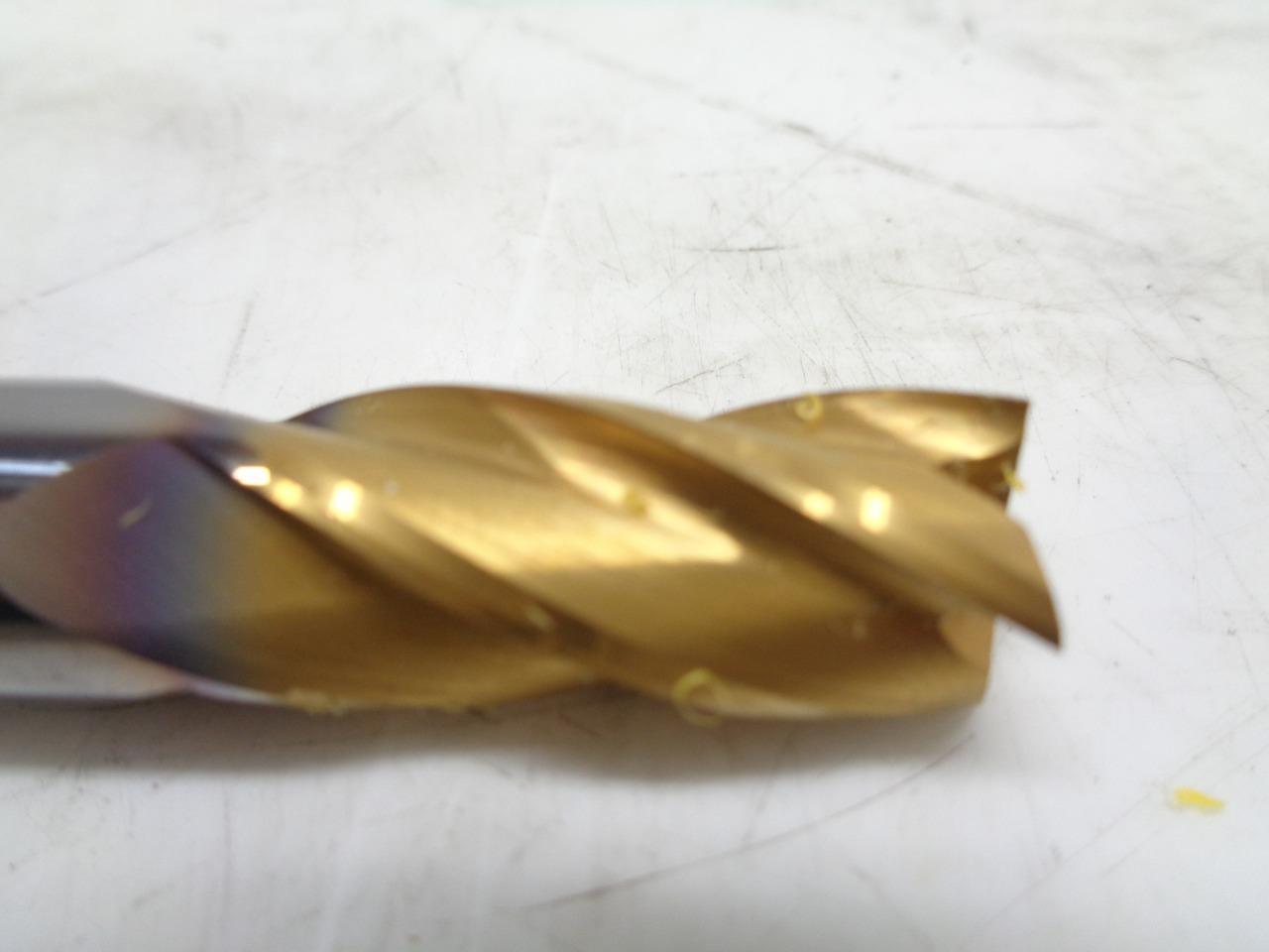 NEW KENNAMETAL HEC500S4 CARBIDE END MILL MICROSHIELD COAT 1/2"x1" 4FL R22T6BD