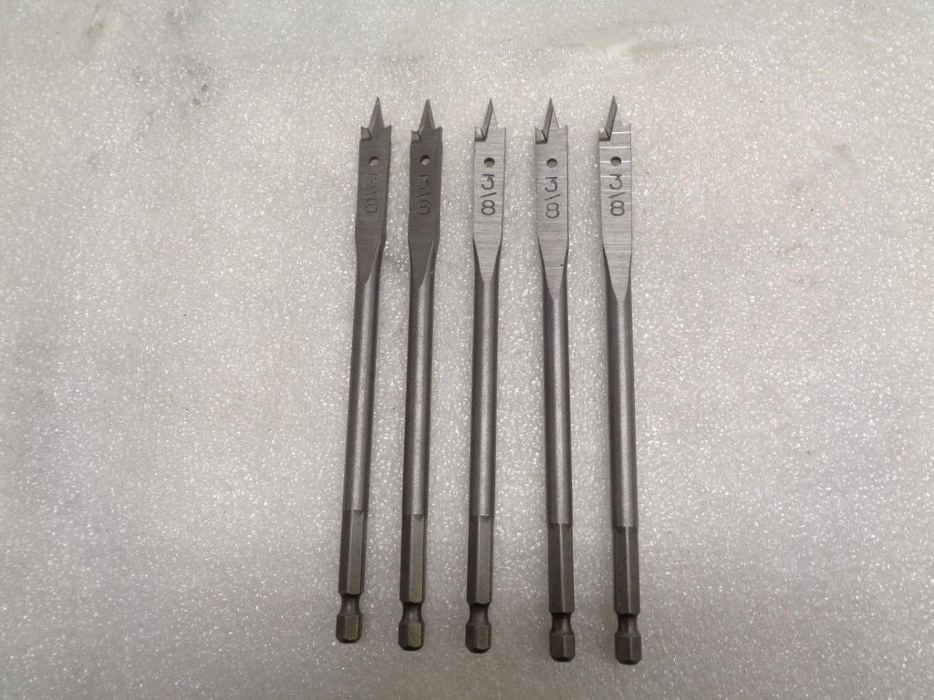 DEWALT DW1572 3/8" SPADE DRILL BIT 5 PACK NEW R22T7