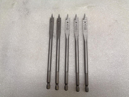 DEWALT DW1572 3/8" SPADE DRILL BIT 5 PACK NEW R22T7