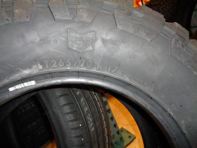 2 GENERAL GRABBER X3 BSW LT 265 70 17 121/118Q LRE 10PLY TIRES 04505770000 BQ4