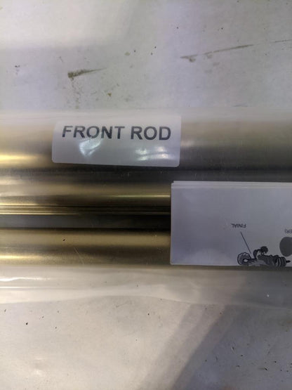 ROD DESYNE DP100-483D 1' DOUBLE ROD 48-84 INCH GOLD CURTAIN ROD NEW KSLR