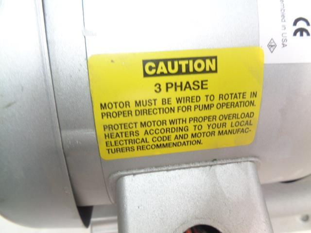 GAST R4P315A REGENERATIVE BLOWER WITH BALDOR J710E INDUSTRIAL MOTOR NEW J1