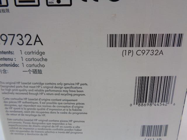 NEW HP 645A YELLOW TONER CARTRIDGE 645A C9732A FOR COLORJET 5500 5550 SR