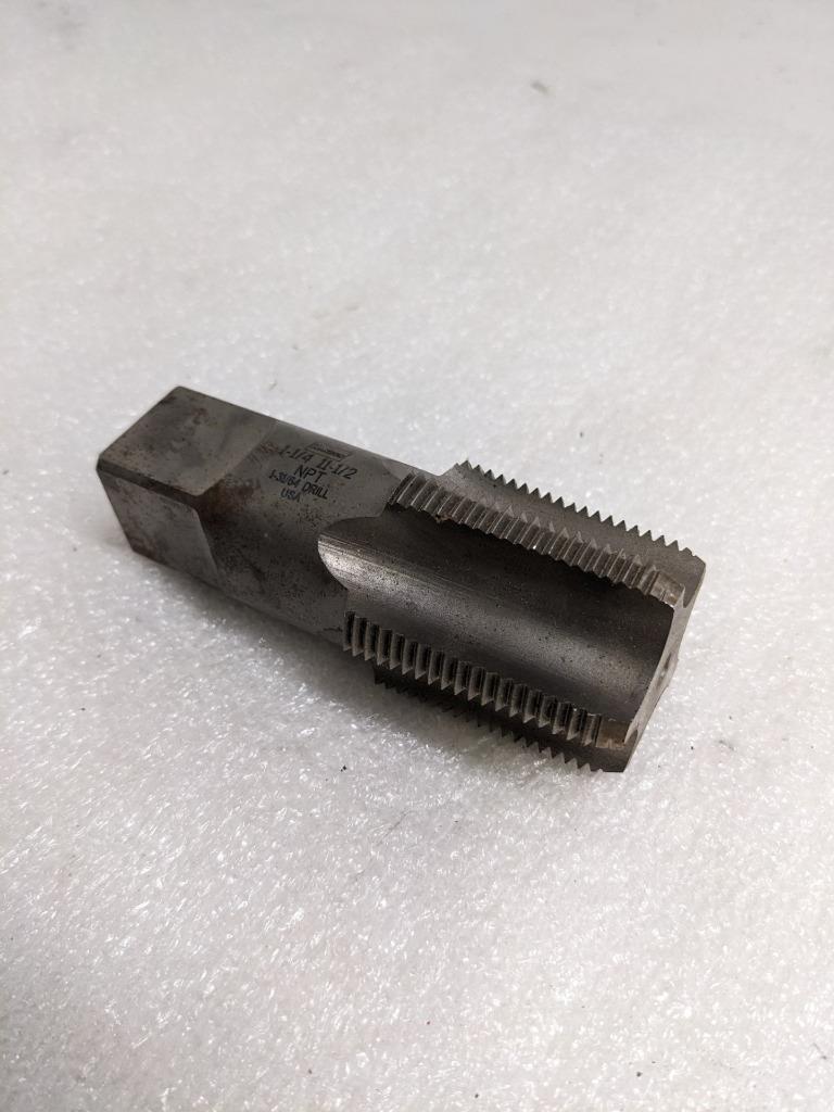 HANSON 1-1/4 11-1/2 NPT TAPER PIPE TAP 1-31/64 DRILL NEW R22T5