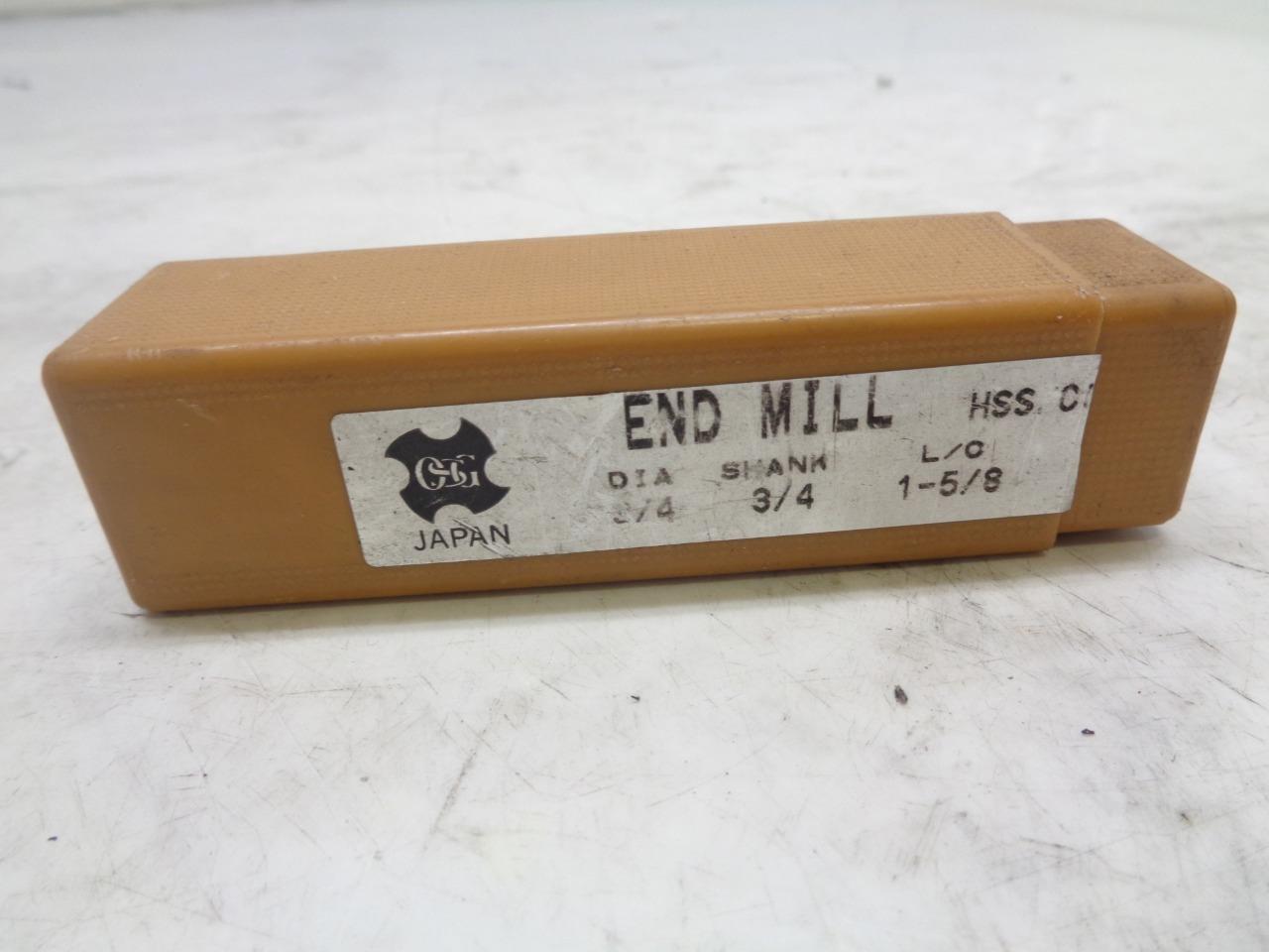 NEW OSG 52131 CARBIDE 3/4"x2" ROUND END MILL 4 FLUTE R22T6BE