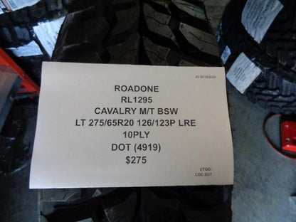 ROADONE CAVALRY MT BSW LT 275 65 20 126/123P LRE 10PLY RL1295 BQ1 SU7
