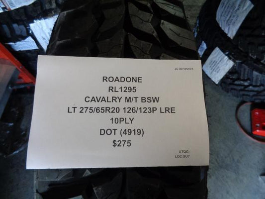 ROADONE CAVALRY MT BSW LT 275 65 20 126/123P LRE 10PLY RL1295 BQ1 SU7