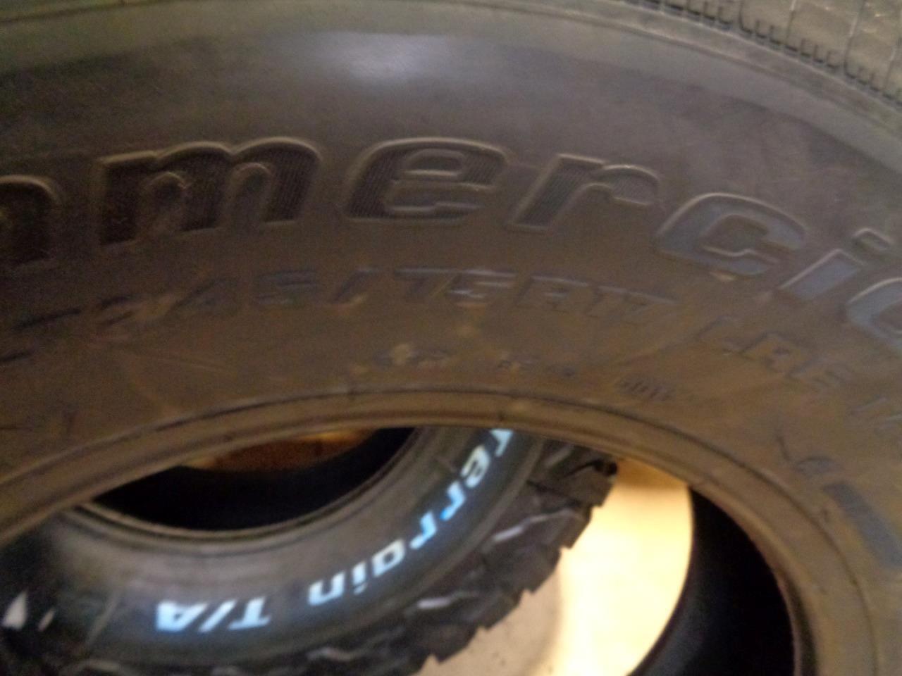 1 NEW TIRE BFGOODRICH COMMERCIAL TA AS 2 245 75 17 121/118R LRE 10PLY 39532