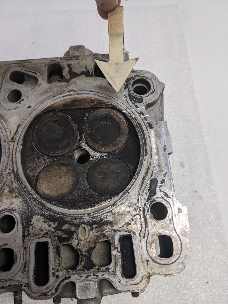 PORSCHE 948104103 RIGHT ENGINE CYLINDER HEAD FOR 03-06 CAYENNE 4.5L USED I2