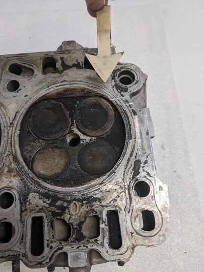 PORSCHE 948104103 RIGHT ENGINE CYLINDER HEAD FOR 03-06 CAYENNE 4.5L USED I2