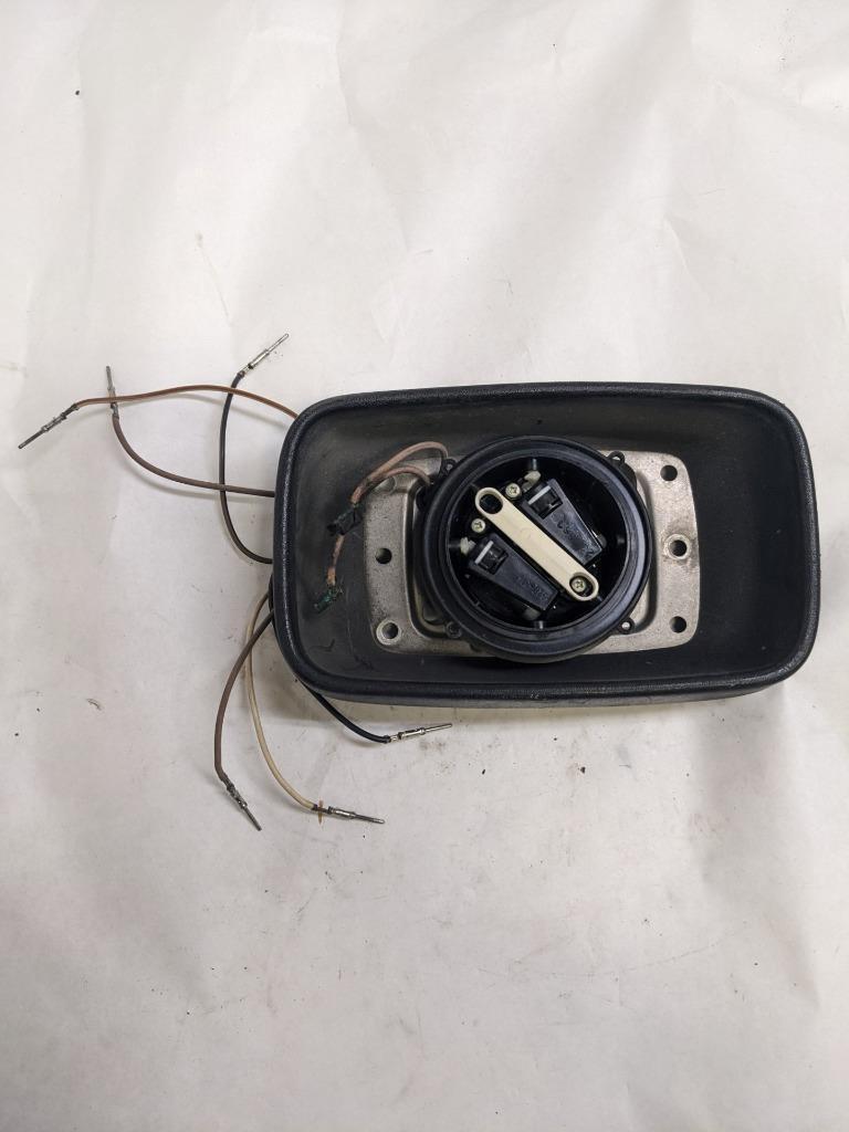 PORSCHE 944 INCOMPLETE EXTERIOR DOOR SIDE MIRROR FRAME 94473104101 #3 USED R25