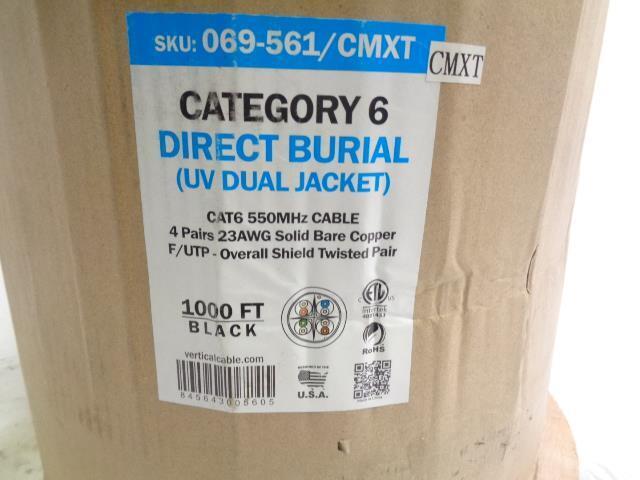 VC VERTICAL CABLE 069 561/CMXT CAT6 F/UTP 1000FT SHIELDED DIRECT BURIAL NEW H2
